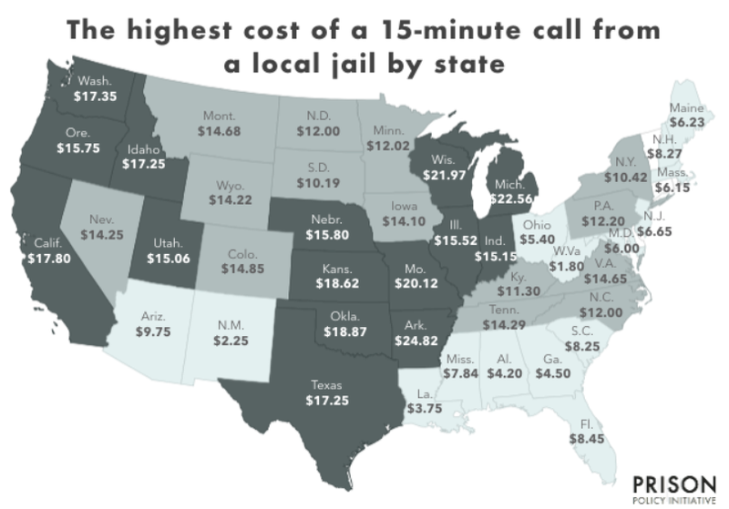Illustration for article titled Study Details How Phone Companies Prey on Families of Inmates in Local Jails